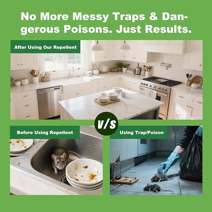 Peppermint Oil Rodent Repllent (40, Yellow and Green)
