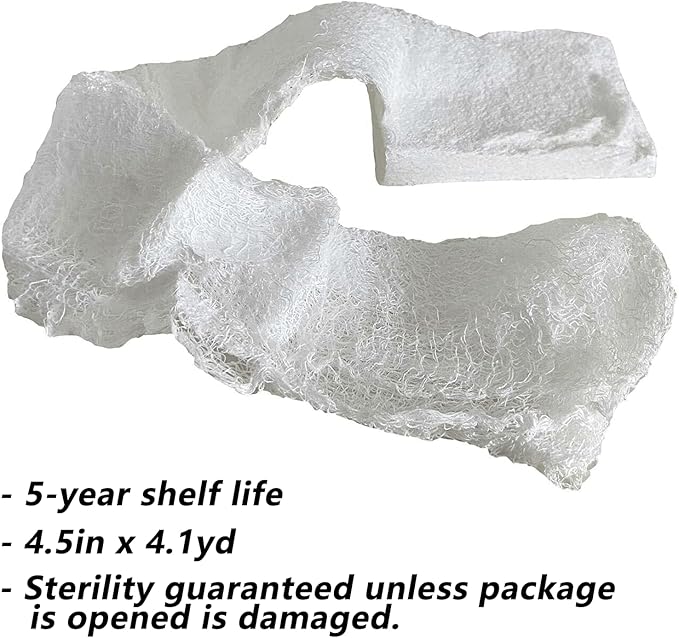 RHINO RESCUE Sterile Compressed Gauze for Emergency Wound Dressing, First Aid and Trauma Kit, 6 Pack