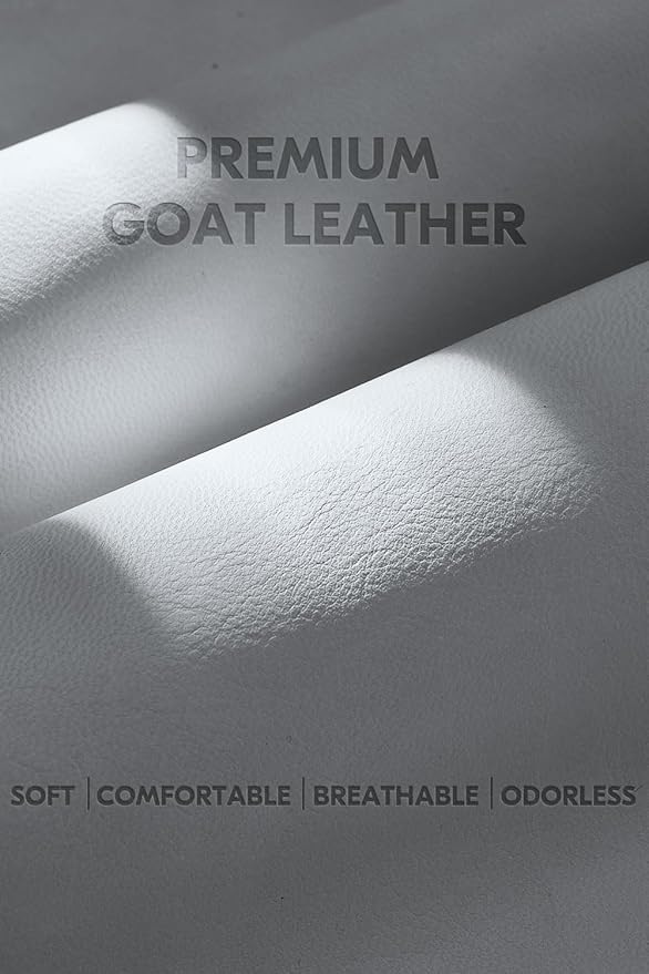 Vgo... 2-Pairs Winter Warm Work Gloves Men Women 0℃/32℉ or Above Goatskin Leather Waterproof Coldproof Freezer Gloves (Size XL, Grey, GA8977FW)