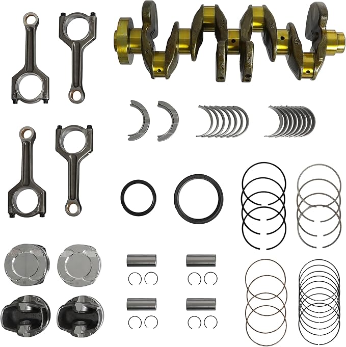 N20 Engine Rebuild Crankshaft Connecting Rods Main Bearing Set Piston Kit Fits For BMW 220I 328I 528I Z4 2012-2016 228I 328D 428I 2014-2016 320I X1 X2 X3 X4 2.0L