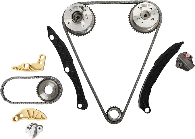 G4KJ G4KH Timing Chain Kit w/VVT Gear Fit For Kia Sorento Sportage Optima Hyundai Sonata Santa Fe 2.4L 2.0L 2011-2018, 24321-2G111 24350-2G750 24370-2G750