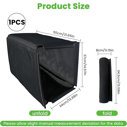Lawn Mower Grass Bag Replacement,Fits HD HRR Series 21” Lawn Mower Grass Catcher Bag,Fabric Grass Bag 81320-VL0-P00【Frame Not Included】