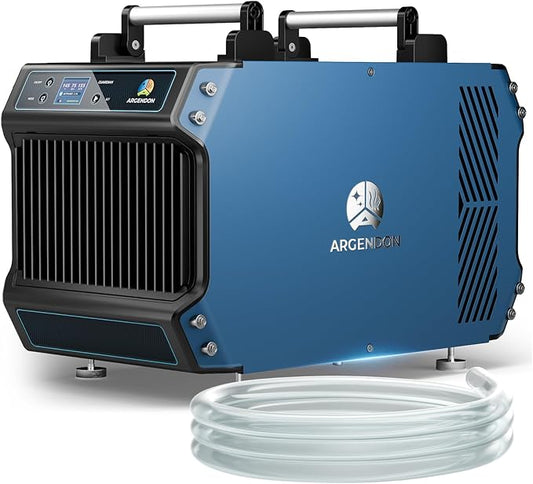 ARGENDON 180 Pints Crawlspace Dehumidifiers with Pump and Drain Hose, Commercial Dehumidifier for Basement, Industrial Large Spaces, Basement, Job Sites, cETL, 5-Year Limited Warranty