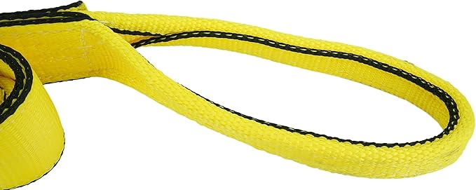 DD Sling (USA Made). 3" x 20', 2 Ply, Nylon Lifting Slings, Master Edge, Eye & Eye, Heavy Duty, 8900 lbs Vertical, 7200 Choker, 17800 Basket Load Capacity (3" x 20')