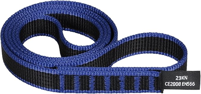18mm Nylon Climbing Sling Runner 23KN CE2008/EN566 Certified - Webbing Straps for Outdoor Rock Climbing, Rappelling, Swing, Yoga Hammock etc