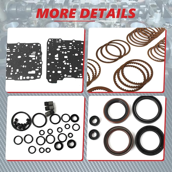 A750E Auto Transmission Master Overhaul Rebuild Kit OE A750F Fits for 2005-2014 Tundra 4.0L for 2005-2008 Sequoia 4.7L