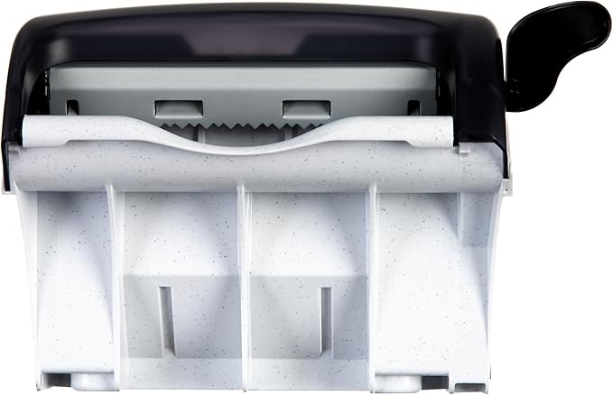 San Jamar Classic Element Paper Towel Dispenser Wall-Mounted Commercial Roll Dispenser, Fits All Core Sizes with Lever for Bathroom, Kitchens, and Restaurants, Plastic, Universal Paper, Black Pearl