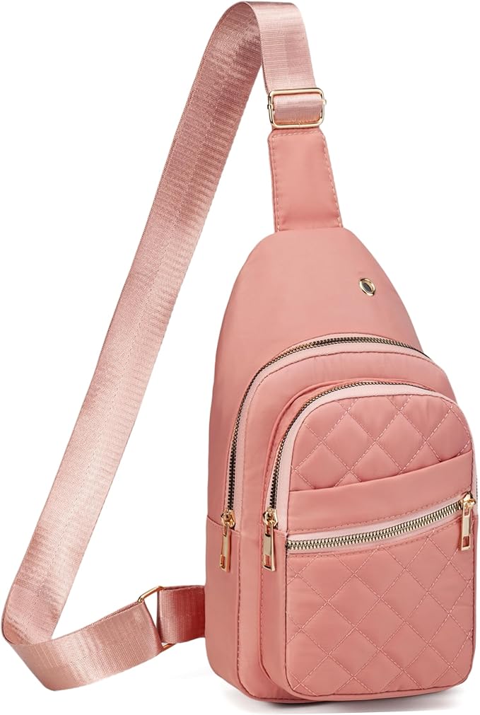 Crossbody Sling Backpack Sling Bag for Women, Small Chest Bag Daypack Fanny Packs Cross Body Bag for Outdoors Hiking Traveling