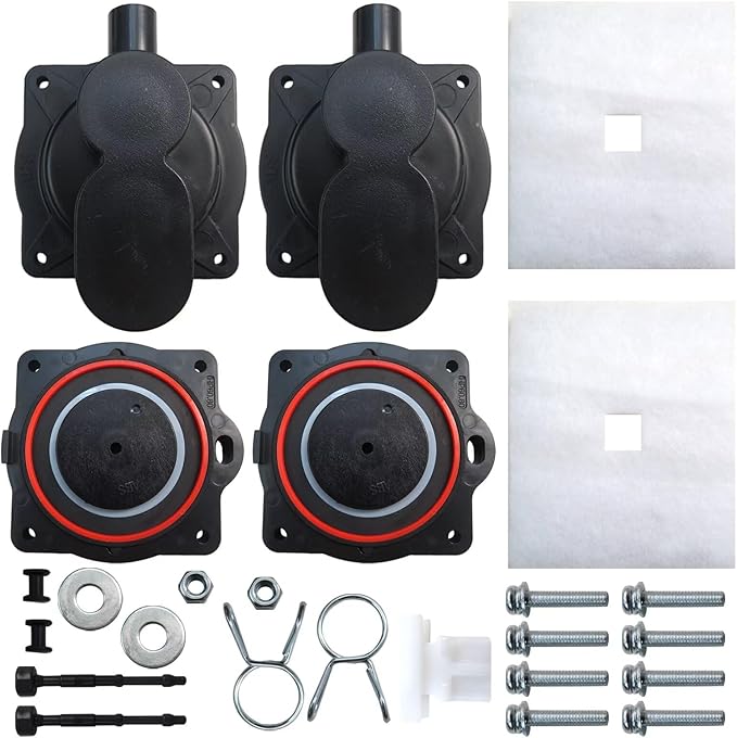 Upgraded Air Pump Rebuild Complete Kit for Hiblow Models HP-60-xxxx and HP-80-xxxx (style A)
