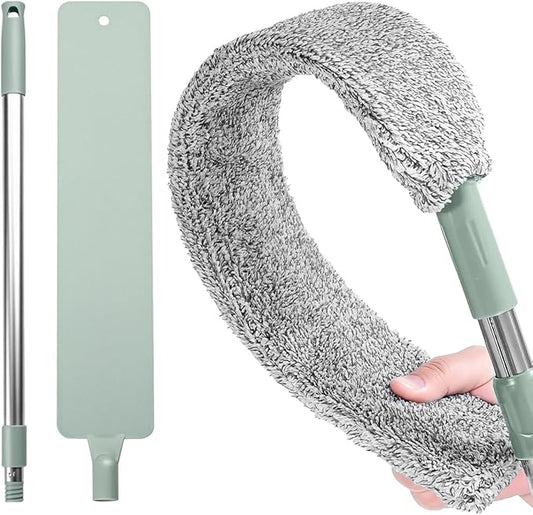 Retractable Gap Dust Cleaner – Extendable Microfiber Duster with Bendable & Removable Head, Washable Dusting Brush for Home, Kitchen, Car & Hard-to-Reach Areas (3)