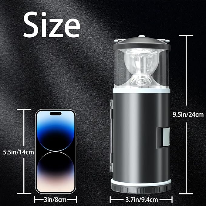 LED Camping Lantern with 15PCS Tool Kit, Battery Lamp for Tent Hanging, Portable Emergency Light with Built-in Tools Set, Lanterns for Power Outages, Outdoor, Fishing (3 AA Batteries Not Included)