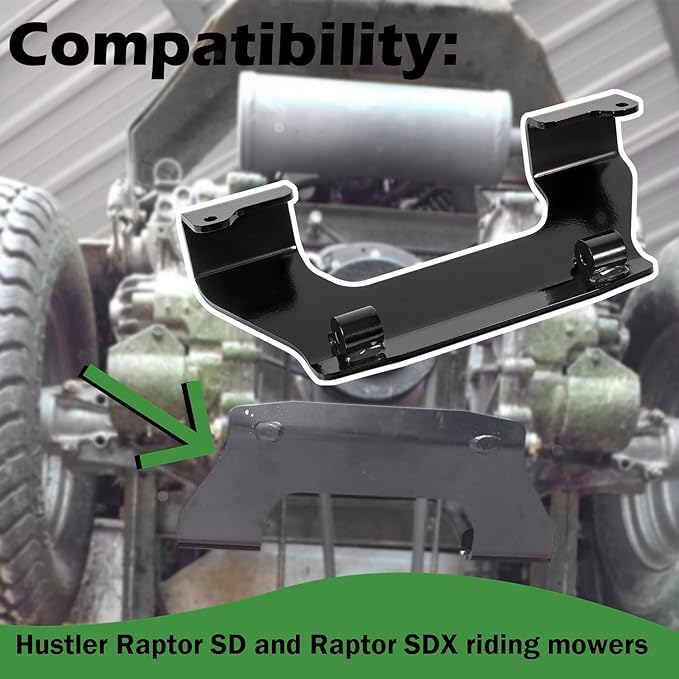 123292 Transaxle Crossbrace Brace New Upgraded Version Kit, Compatible with Hustler Raptor SD and Raptor SDX Riding Mowers