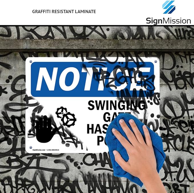 OSHA Danger Sign - Renovation Work Contains Lead Do Not Enter | Rigid Plastic Sign | Protect Your Business, Construction Site, Shop Area | Made in The USA