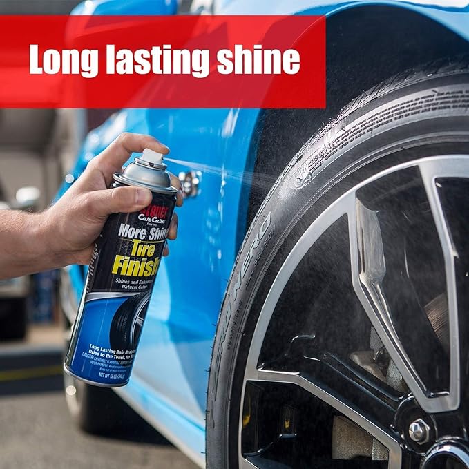 Stoner Car Care 91044-3PK Original More Shine Tire Finish – Tire Shine Spray for a Deep Matte Black Finish with Long-Lasting Rain-Resistant Protection, Non-Greasy No Sling – 12 oz (Pack of 3)