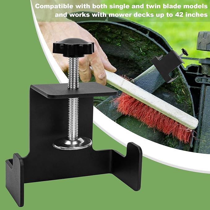 Lawn Mower Blade Removal Tool, Universal Mower Blade Replacement Tool,Lawn Mower Blade Clamp Fit for Walk-Behind and Riding Lawn Mowers