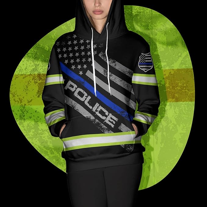 Matedecor High Visibility Hi Vis Hoodie for Men - Jobs Collection Custom Name Class 3 Reflective Safety Workwear