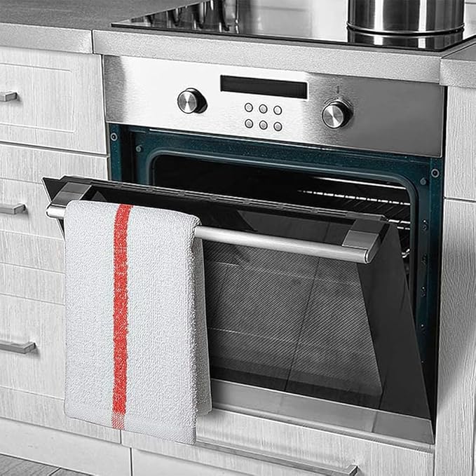 Bar Mop Red Stripe 10 lbs 16x19 Pack of 60, 100% Cotton Double Stitched Route Ready Absorbent Kitchen Towel Dish Towels and Dishcloths Towels Sets Washcloth Kitchen Towels