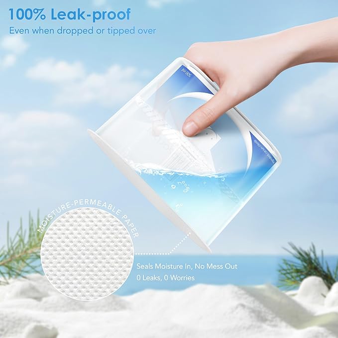 Moisture Absorbers 12 Pack, Fragrance-Free Closet Dehumidifier for Bathroom, Car ＆ Basement, 10.5 oz Refillable Humidity Absorber Boxes