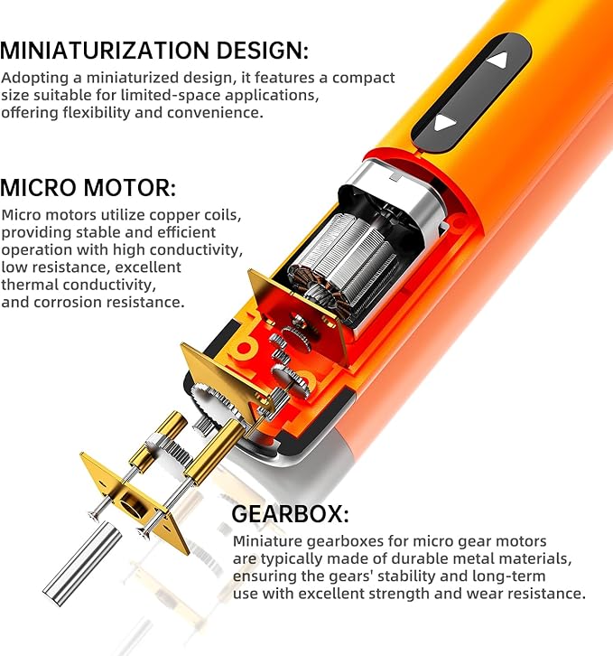Mini Electric Screwdriver Set 88-IN-1: UnaMela Small Electric Screwdriver Cordless - 88 Precision Bits, LED Light, Magnetic Power Screwdriver Repair Tool Kit for PC RC Electronics