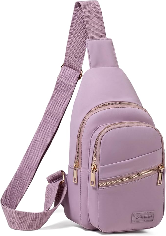 Crossbody Sling Backpack Sling Bag for Women, Small Chest Bag Daypack Crossbody Bag Fanny Pack for Outdoors Hiking Traveling