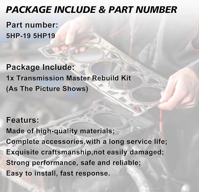5HP19 Transmission Master Rebuild Overhaul Kit 5Speed Fits for 1995-ON 3 Series 5 Series Engine Aftermarket Parts OE 5HP-19 5HP19