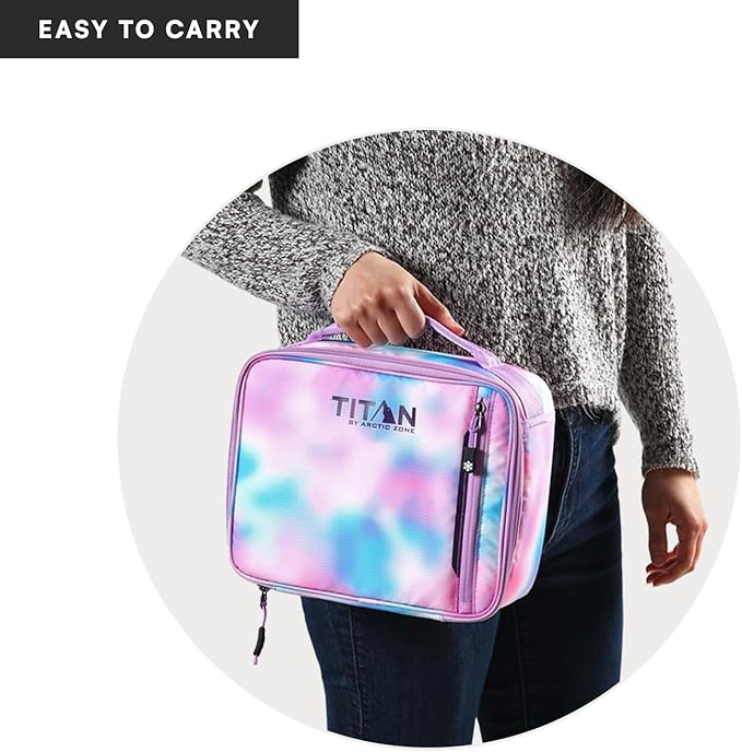 Titan Fridge Cold Lunch Box With 2 350g Ice Walls®, Cotton Candy