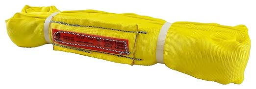 Power Lift PL3x4' Yellow Polyester Round Sling (8,400 lbs. Vertical Capacity) | Various Sizes in Listing | Kennedy Wire Rope & Sling Company | Proudly Manufactured in The USA