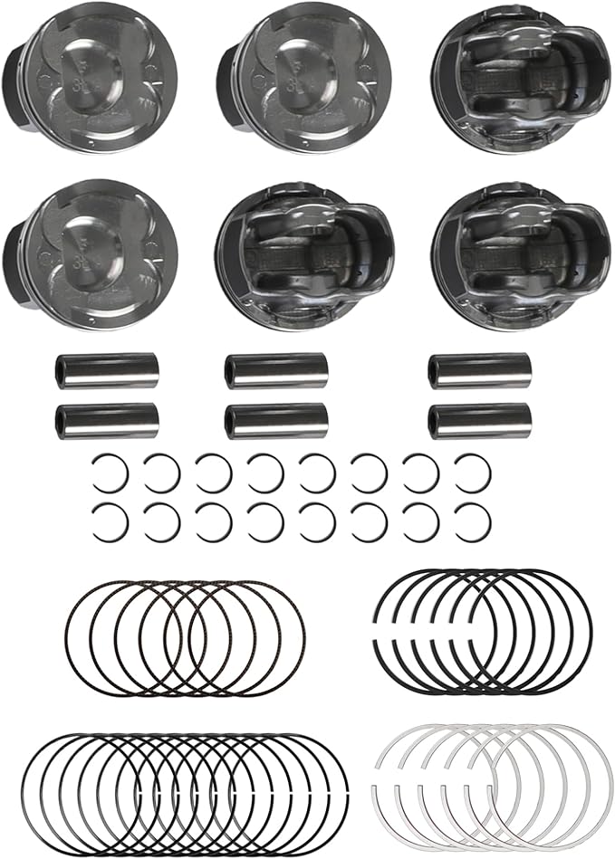 G6DH 3.3L Engine Rebuild Overhaul Kit w/Timing Chain Kit VVT Head Gasket Set Piston Kit Fit for Kia Sorento Sedona Cadenza Hyundai Santa Fe Azera 2011-2019 HSS4761A ES72366 222113C810 23122-3C400