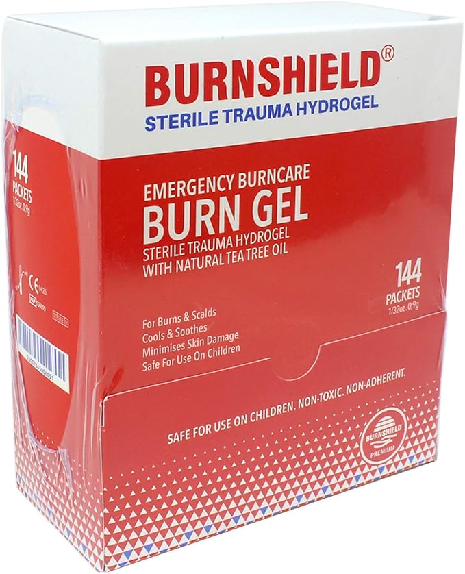 Burnshield Emergency Burncare Burn Gel - 0.9g Packets - 144 Count