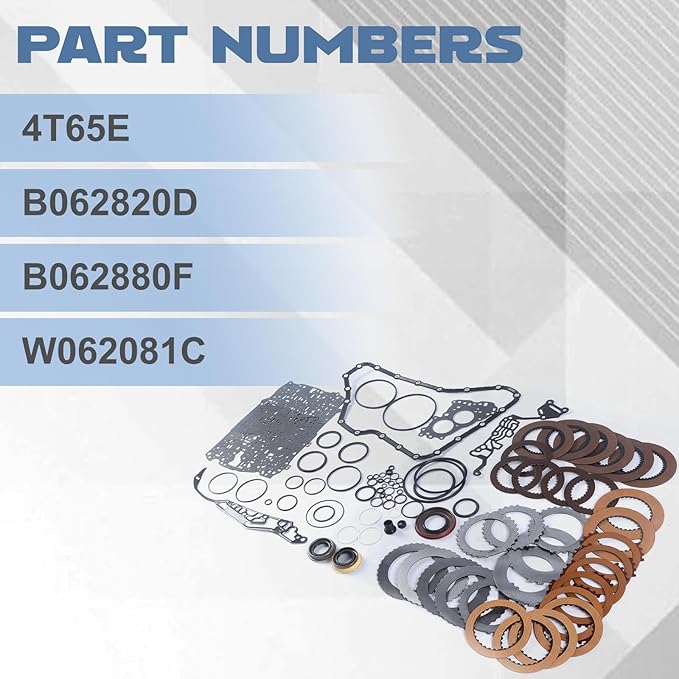 1set 4T65E Transmission Master Rebuild Kit For XC90 2003-UP Replaces B062820D B062880F W062081C