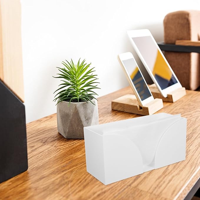 Uonlytech Transparent Acrylic Paper Towel Holder with Stable Base Quick Dispensing Tissue Dispenser for Bathroom Kitchen Restaurant Countertop Napkin Organizer