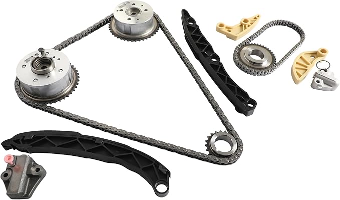 G4KJ G4KH Timing Chain Kit w/VVT Gear Fit For Kia Sorento Sportage Optima Hyundai Sonata Santa Fe 2.4L 2.0L 2011-2018, 24321-2G111 24350-2G750 24370-2G750