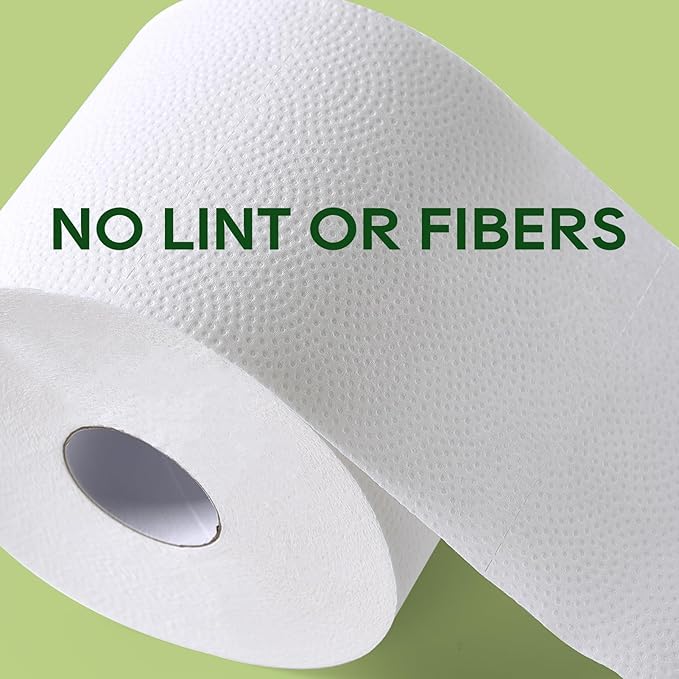 ECOLipak Bamboo Toilet Paper, Septic Safe Toilet Tissue, 9 Mega Rolls, 600 Sheets Per Roll, Tree Free, Non Toxic, 2 Ply, Soft and Absorbent, Eco Friendly Dye-Free Paper