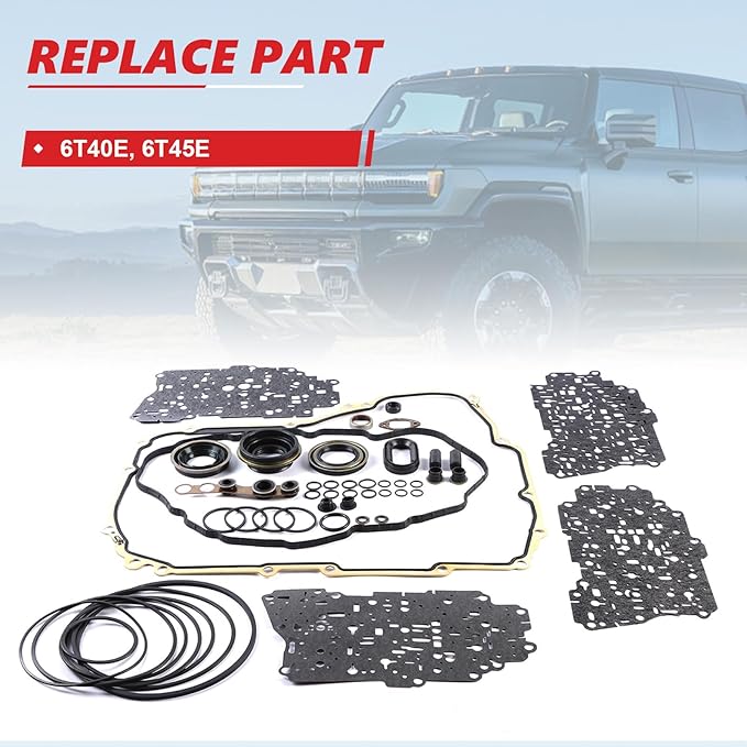 6T45E Transmission Overhaul Rebuild Kit Seal Gasket Repair Repalce OE 6T40E Fits for 2008-2019 LaCrosse Cruze Equinox