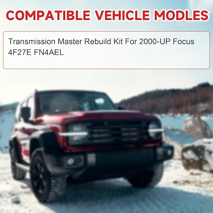 Transmission Rebuild Kit Fits for 2000-UP Focus 4F27E FN4AEL K71900KF Auto Transmission Master Rebuild Kit 133802 2351, DP2351 DP2482
