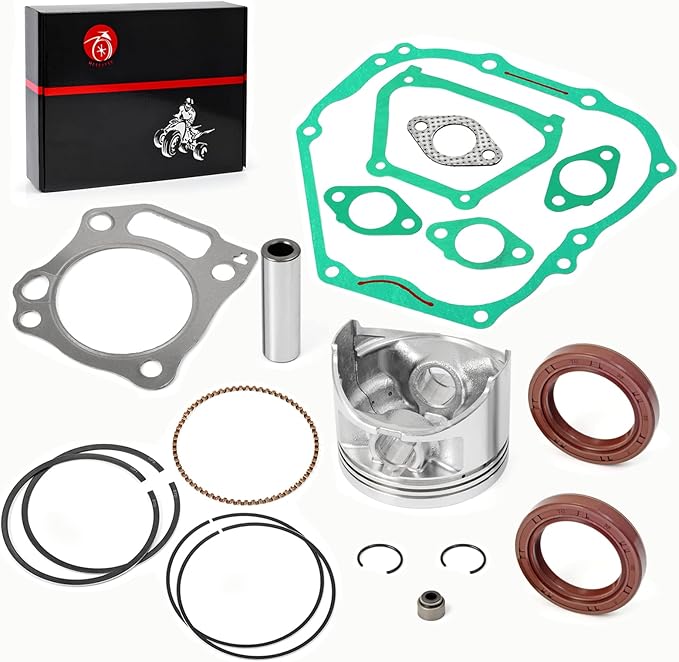 357cc ENGINE REBUILD KIT 0.5mm Oversize Piston & RINGS GASKETS SEALS Compatible with Yamaha Pro Hauler 700 1000 YXP700A YXP1000A G21 G22 G23 G27 G28 YDR-A YTF-1 YTF-2 2001-2018 JN6-15451-00