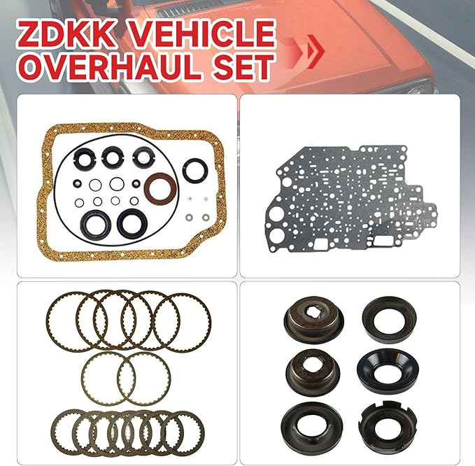 Transmission Rebuild Kit Fits for 2000-UP Focus 4F27E FN4AEL K71900KF Auto Transmission Master Rebuild Kit 133802 2351, DP2351 DP2482