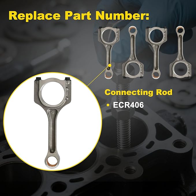 G4KJ 2.4 Engine Crankshaft Connecting Rods & Bearings Set Fit for Hyundai Kia 2.4L 2011-2020 Replace#23510-2G500 23111-2G200