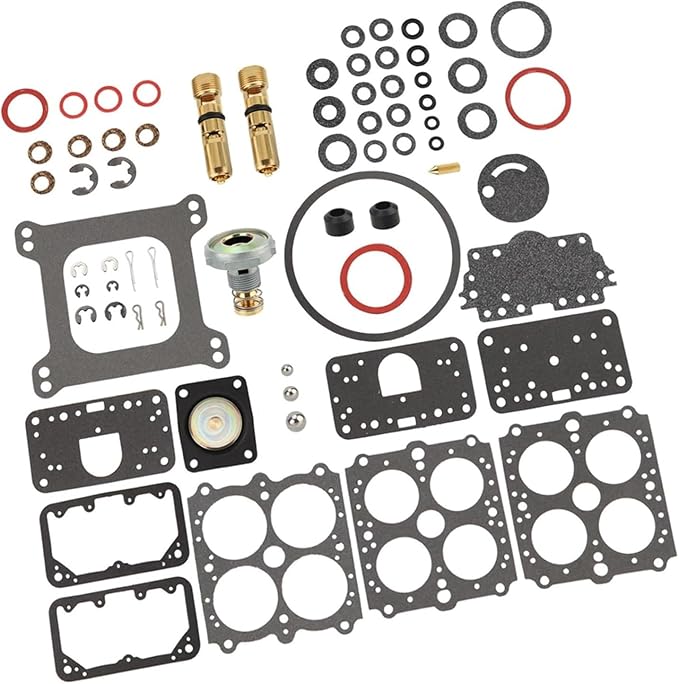 For Holley 1850 3310 9776 80457 80508 80570 80670 80770 with Gaskets and Needles Carburetor Rebuild Repair Kit