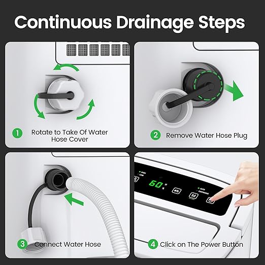 Waykar 120 Pints 2025 Energy Star Home Dehumidifier for Spaces up to 6,000 Sq. Ft at Home, in Basements and Large Rooms with Drain Hose, Handle, Auto Defrost and Self-Drying.