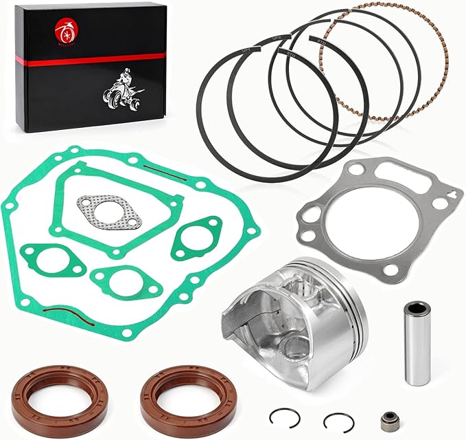 357cc ENGINE REBUILD KIT 0.5mm Oversize Piston & RINGS GASKETS SEALS Compatible with Yamaha Pro Hauler 700 1000 YXP700A YXP1000A G21 G22 G23 G27 G28 YDR-A YTF-1 YTF-2 2001-2018 JN6-15451-00
