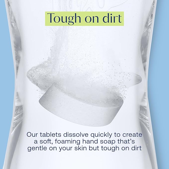 Fab Tab Foaming Hand Soap Kit - Natural Hand Soap - Bathroom Hand Wash - Plant-Based - No Harsh Chemicals - Variety scents - 4 Pack. Makes 4 x 11.9 fl oz (Bottle Not Included)