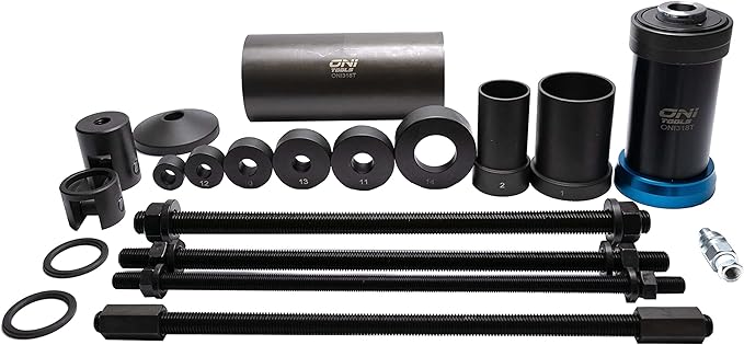 Oni Tools Universal Freightliner Airliner/Peterbilt Low Air Leaf Pin & Suspension Bushing Remover & Installer Hydraulic Tool Kit 18 Ton Alternative to 15030 50544012