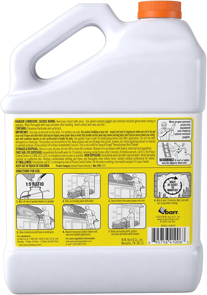 Spray & Forget 1-Gallon Concentrated Roof Cleaner