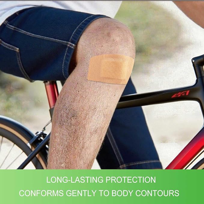 NeuHeils Silicone Adhesive Bandages for Sensitive Skin – Large 2x4 Inch (40 Count) | Hypoallergenic & Waterproof Wound Care | Pain-Free Removal, Non-Stick Pad, Gentle for Fragile Skin