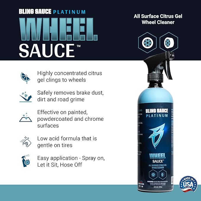 Bling Sauce Platinum Essentials 5-Pack Automotive Cleaning & Detailing Kit with 3 Microfiber Towels and Interior Sponge