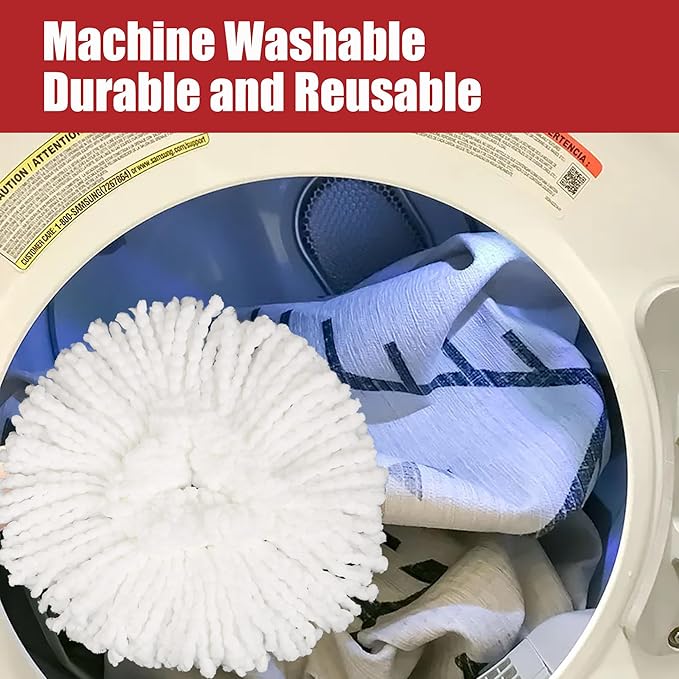 Mop Head Replacement for Ocedar - 7 Pack Mop Replace Heads Compatible with O Cedar, Microfiber Mop Refill for 1 Tank System