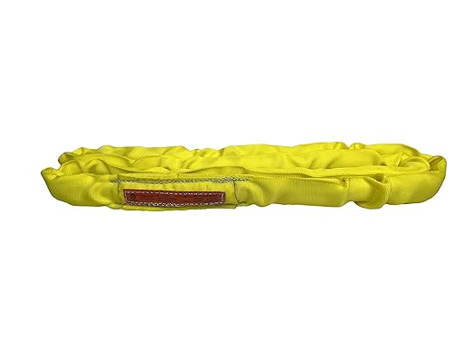 Power Lift PL3x5' Yellow Polyester Round Sling (8,400 lb. Vertical Capacity)| Various Sizes in Listing | Kennedy Wire Rope & Sling Co. | Proudly Manufactured in The USA