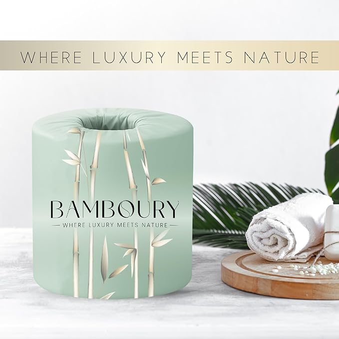 Bamboo Toilet Paper - Premium & Luxurious Eco Choice – FSC Certified, BPA Free, Biodegradable Packaging (12 Pack)