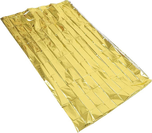 10pcs Outdoor Emergency Thermal Blankets Windproof Sun Protection Insulation for Camping Marathon Rescue First Aid